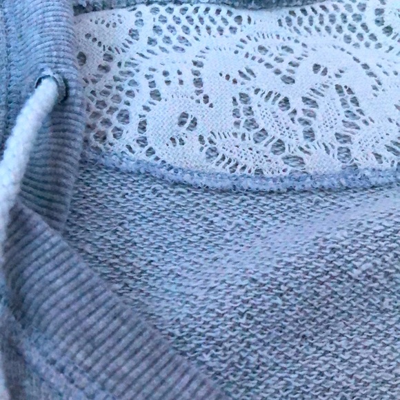 Gray Chance or Fate zip-up sweater - Picture 2 of 2